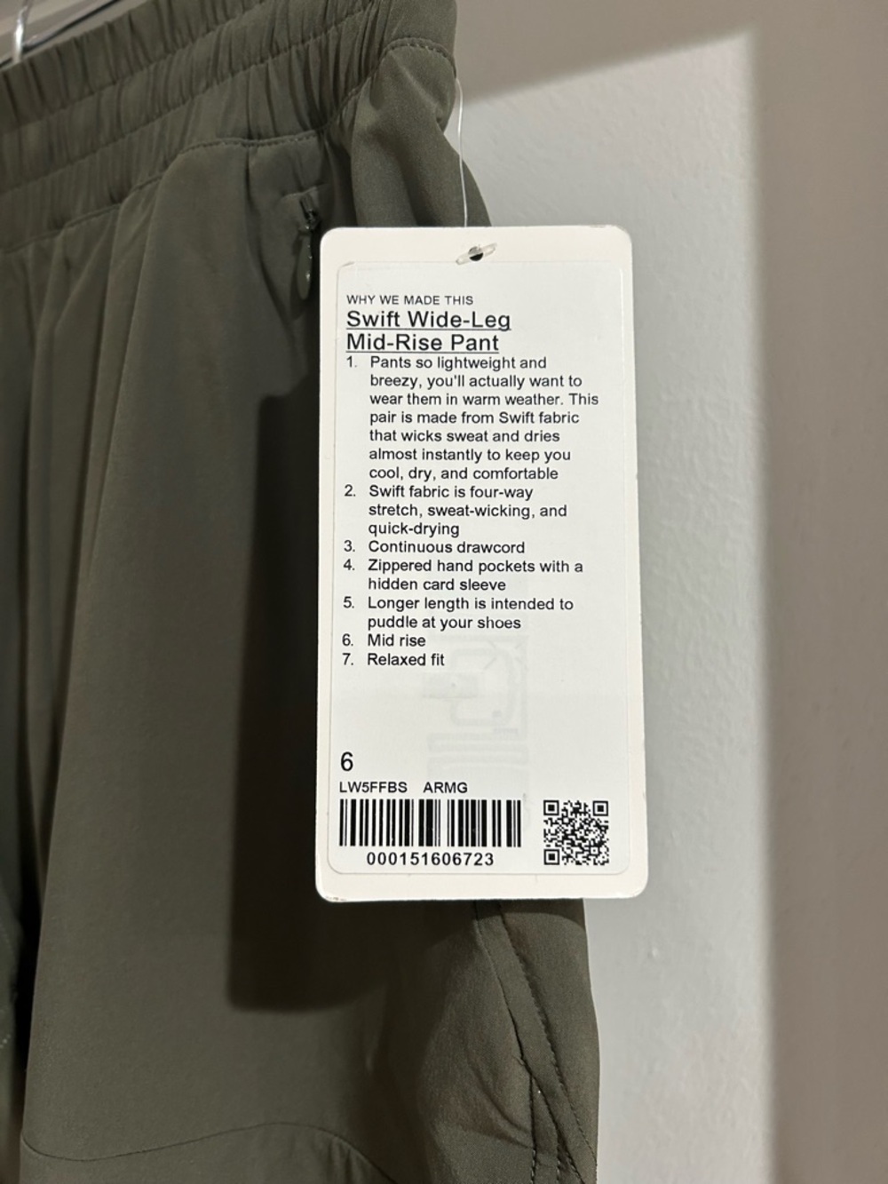 lululemon athletica Swift Wide-Leg Mid-rise Pants - Picture 3 of 3